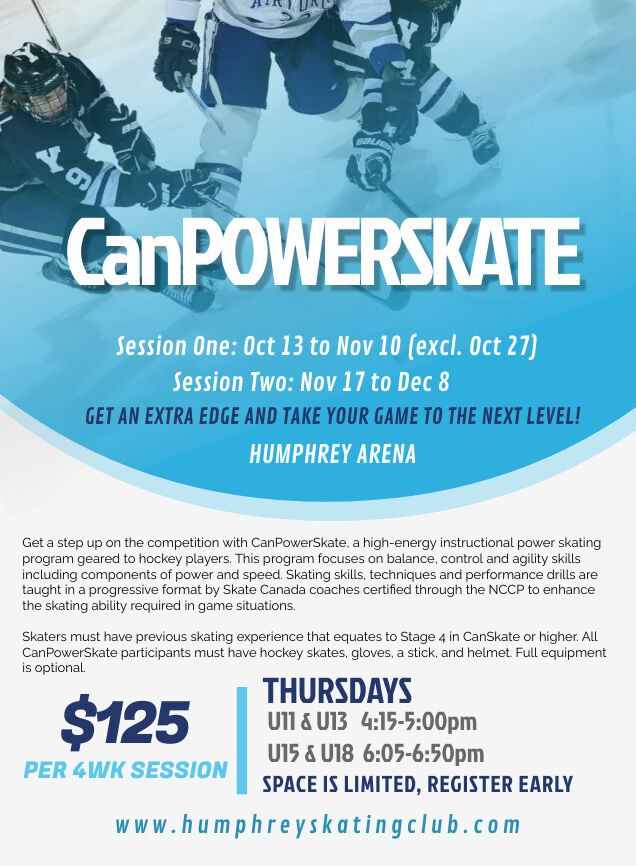 News Canpowerskate Parry Sound Hockey Club